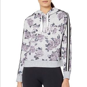 Calvin Klein Women’s rose spray hooded pullover